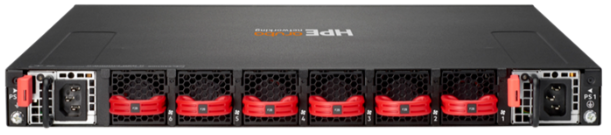 Aruba CX 8325-48Y8C airflow view Aruba CX 8325-48Y8C airflow view
